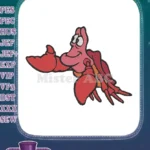 Sebastian the Red Crab Disney Cartoon Embroidery Designs - Instant Download