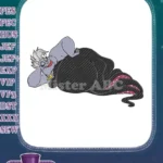 The Little Mermaid Ursula Sea Witch Villain Octopus Embroidery Designs - Instant Download