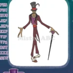 Dr Facilier Voodoo Man Shadow Magic Disney Embroidery Designs - Instant Download