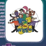 The Wiggles characters Dorothy Wags Captain Feathersword Henry embroidery designs - Instant Download