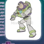 Buzz Lightyear Space Ranger Toy Story character embroidery designs - Instant Download