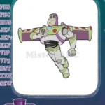 Buzz Lightyear Flying Space Ranger Toy Story Embroidery Designs - Instant Download