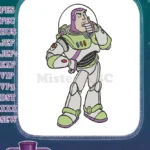 Buzz Lightyear Space Ranger Embroidery Designs Toy Story Heroic Character - Instant Download