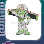 Buzz Lightyear Toy Story space ranger embroidery designs - Instant Download
