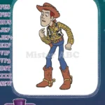 Lovable Woody Toy Story cowboy cartoon embroidery designs - Instant Download