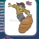 Jim Hawkins and Morph solar surfing adventure embroidery designs - Instant Download
