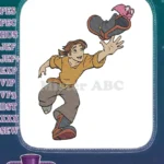 Treasure Planet Jim Hawkins and Morf playful alien embroidery designs - Instant Download