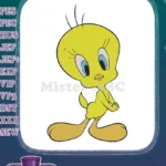 Classic Tweety Bird Cartoon Character Embroidery Designs - Instant Download