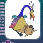Disney Pixar Up Kevin and Dug funny cartoon embroidery designs - Instant Download