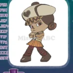 Wreck-It Ralph Vanellope von Schweetz Sassy Cartoon Embroidery Designs - Instant Download