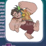 Disney Wreck-It Ralph with Cy-Bug and Medal embroidery designs - Instant Download