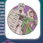 Belle and Enchanted Wardrobe Magical Dress-Up Disney Embroidery Designs - Instant Download