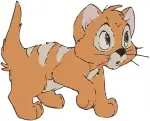 Oliver And Company - Oliver The Cute Orange Tabby Kitten - Various Sweet Poses - Disney Feline - Filled Embroidery Design - 4360