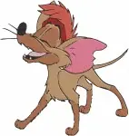 Disney Oliver Company Rita The Saluki Dog Various Poses Elegant Street Dog - Filled Embroidery Design - 4379