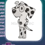 Lucky's Dad Pat the Dalmatian pose embroidery designs - Instant Download